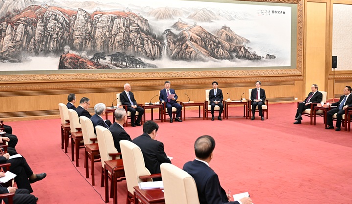 习近平同党外人士共迎新春