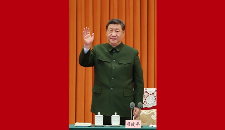 习近平春节前夕慰问部队 向全体人民解放军指战员武警部队官兵军队文职人员预备役人员和民兵致以新春祝福